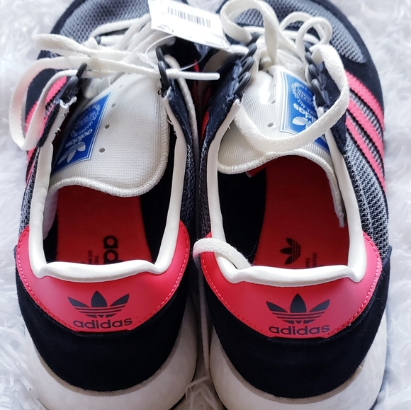 Mens Adidas Marathon Tech Carbon Shock Red - Picture 5 of 7